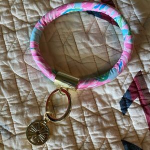 Lilly Pulitzer key chain bangle